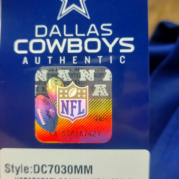 NWT Dallas Cowboys Jason Witten #82 Jersey Mens 2XL Navy Blue Mesh - Picture 10 of 11